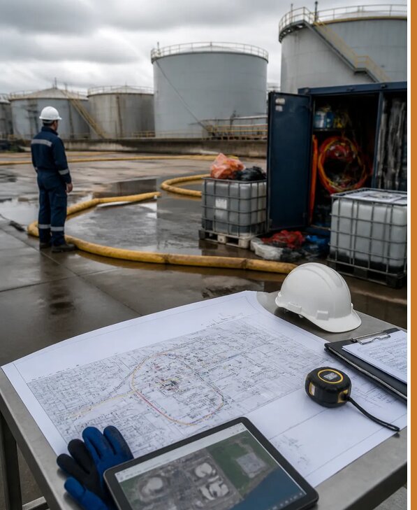 Разработка плана ликвидации разливов нефти в Кунгуре